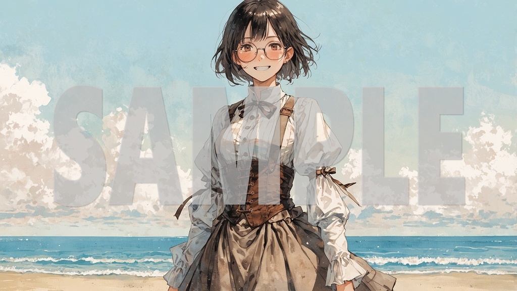 ☕BGM Artworks Black Hair No1 2392 ×1344 (*.jpg)