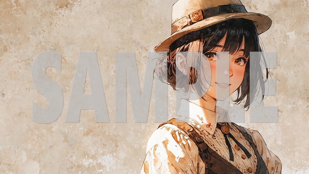 ☕BGM Artworks Black Hair No1 2392 ×1344 (*.jpg)