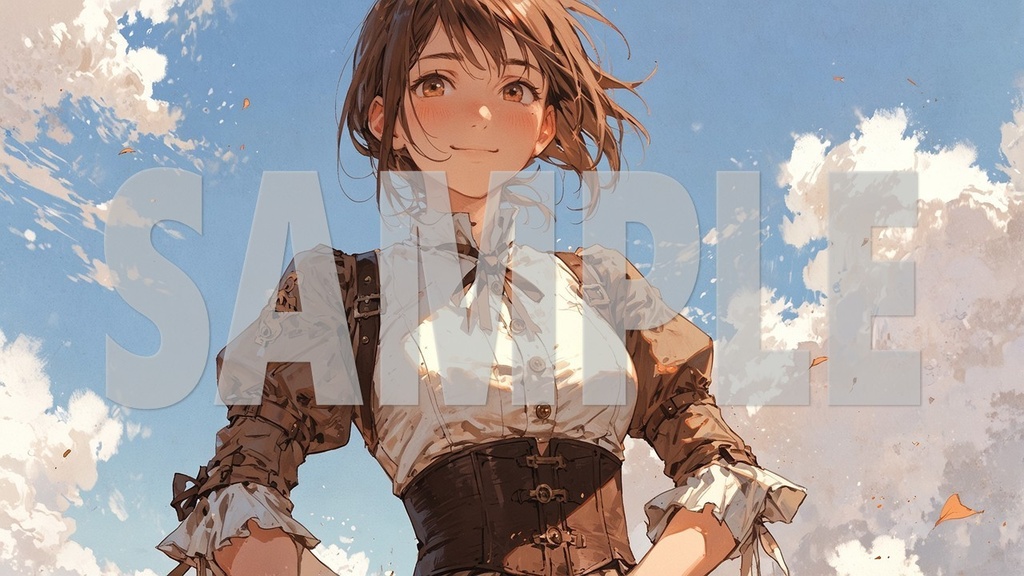 ☕BGM Artworks Brown Hair No1 2392 ×1344 (*.jpg)