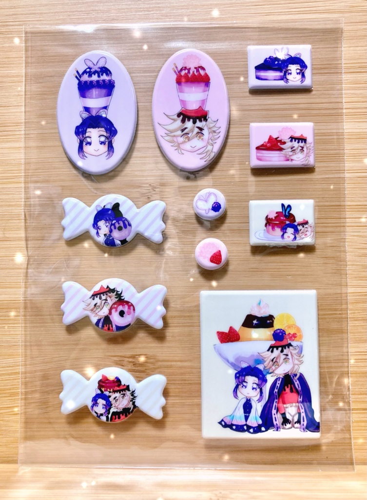 童しのぷくぷくシール(おまけミニ色紙付き)
