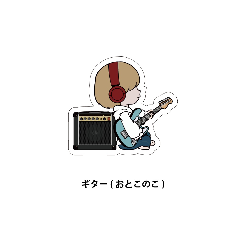 けいおんがくのステッカー