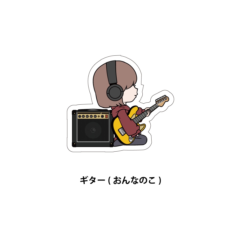 けいおんがくのステッカー