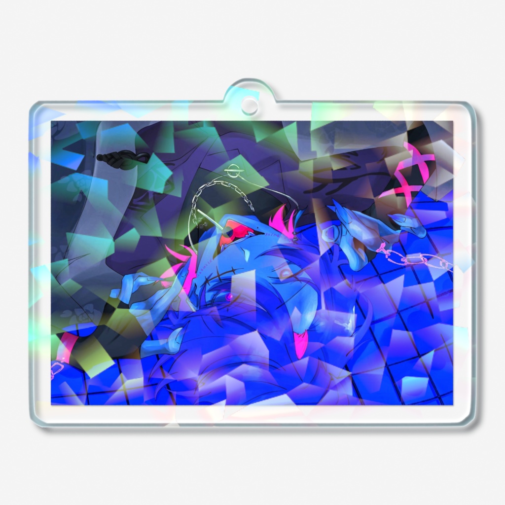 ホログラムアクリルキーホルダー