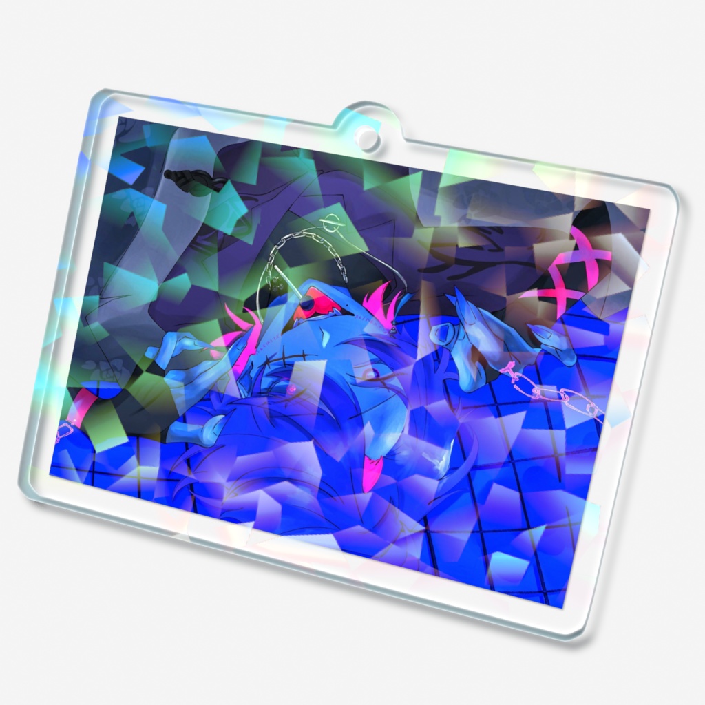 ホログラムアクリルキーホルダー