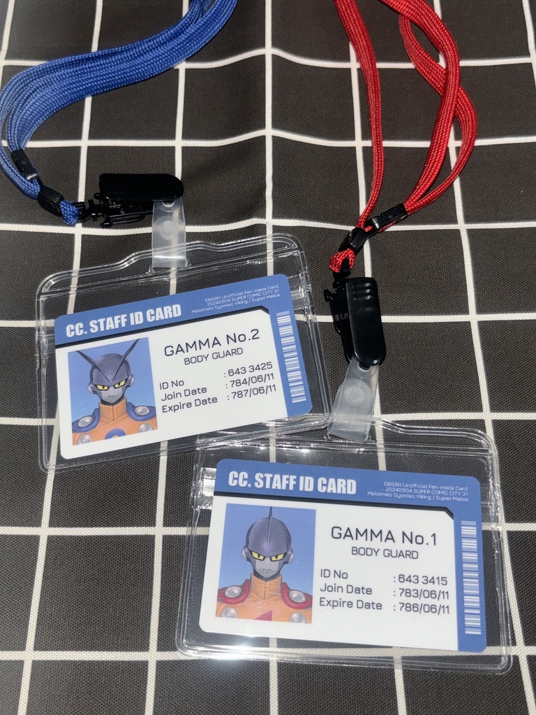 社員証風カードセット - 住所不定 - BOOTH