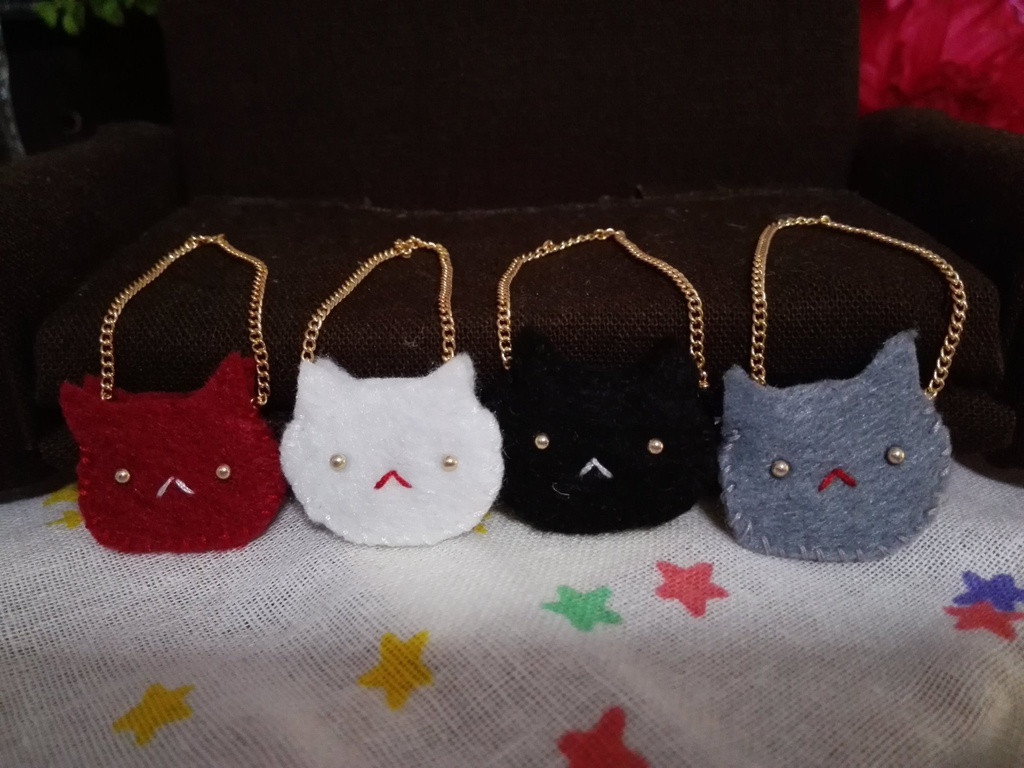 ドール用ポシェット 猫型 オビツ11など Hanairo Booth