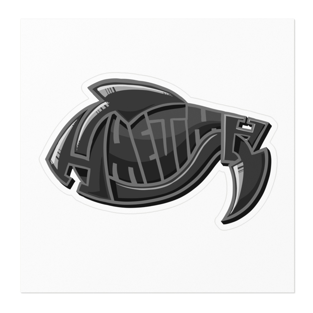 鮫島ロゴ(グラフィティー)ステッカー