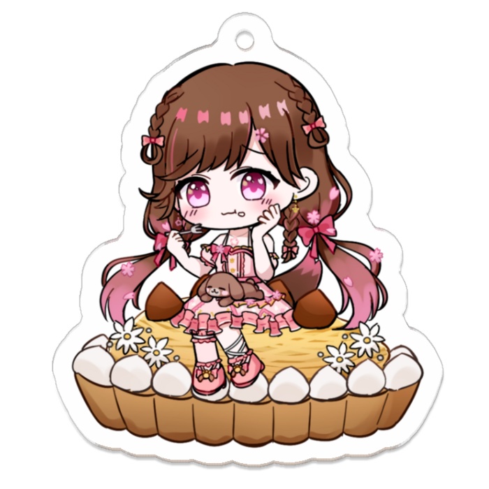 アクリルキーホルダー（モンブラン）【雛森さくら】