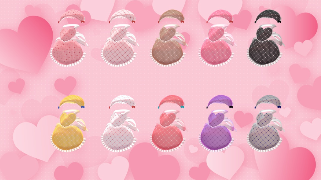 バレンタインエプロン