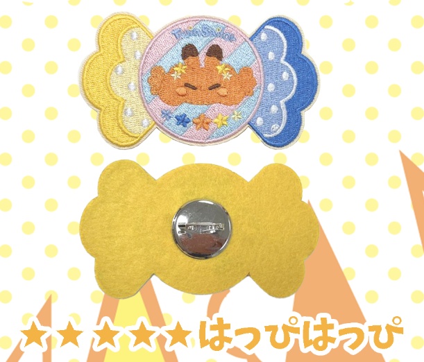 【丘丘】ムード刺繍ブローチ