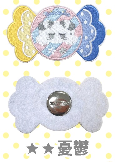 【丘丘】ムード刺繍ブローチ