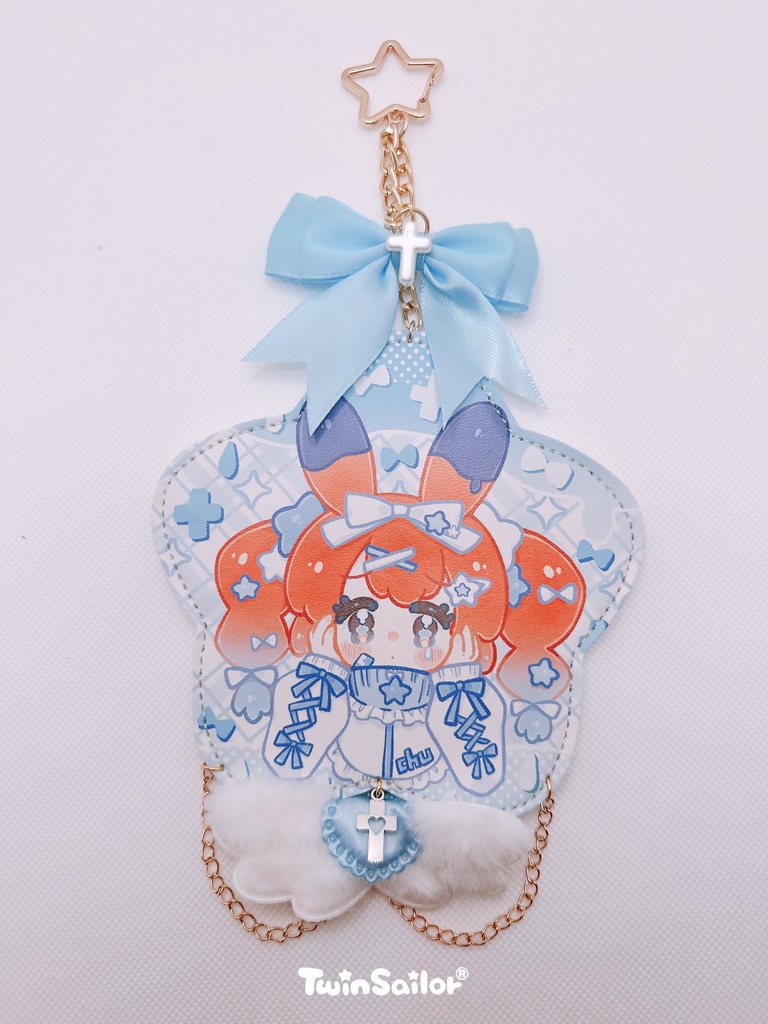 【丘丘生誕祭2024】水色合皮ストラップ