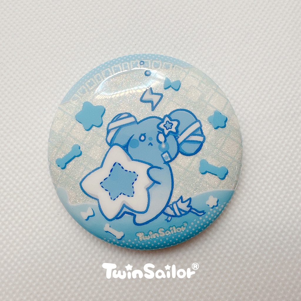 【丘丘生誕祭2024】みずいろラメバッジセット