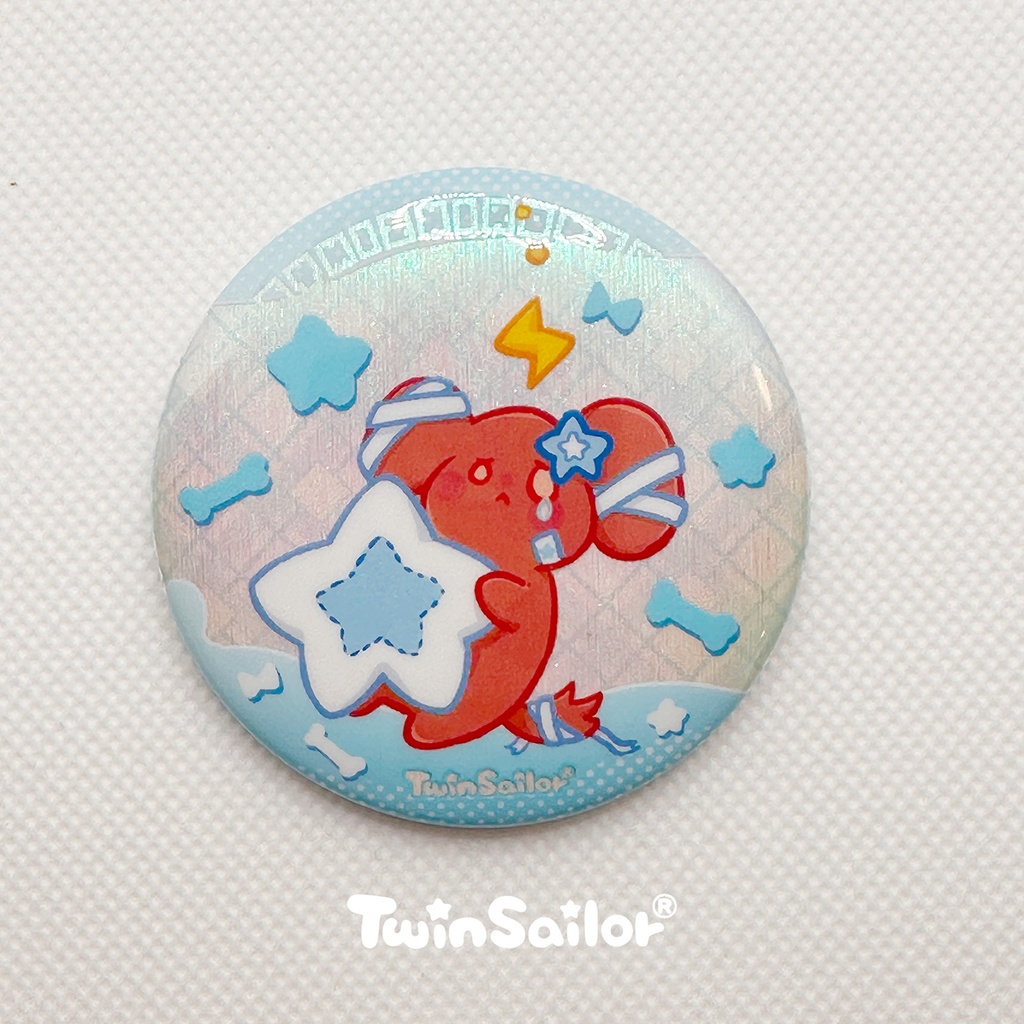 【丘丘生誕祭2024】みずいろラメバッジセット