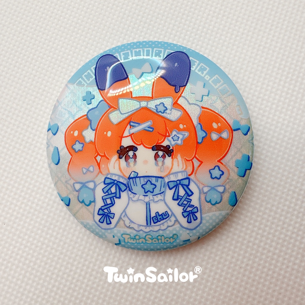 【丘丘生誕祭2024】みずいろラメバッジセット