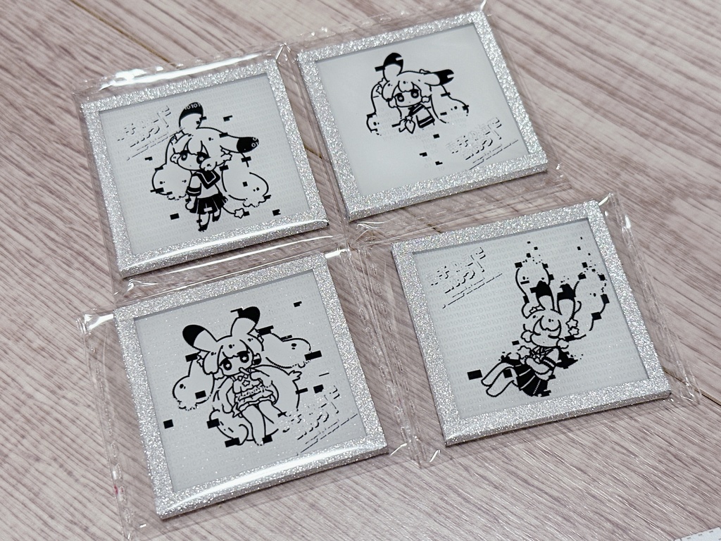 【デザフェス60】電子の海で会おう!アクリル色紙&カードセット