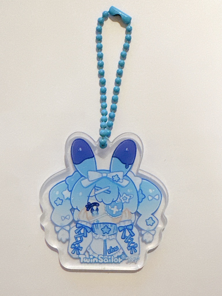 【COMITIA153】水色アクリルストラップ