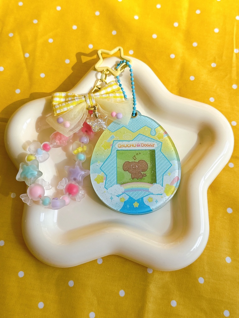 【FANTASIA春2026】レトロ育成ゲーム風アクリルストラップ