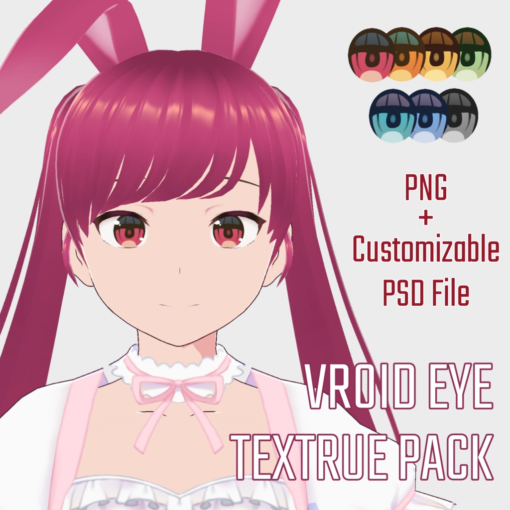 [Vroid] Eye Texture Pack 01