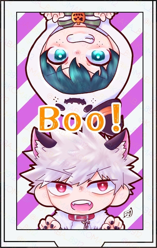 ハロウィン折りたたみミラー