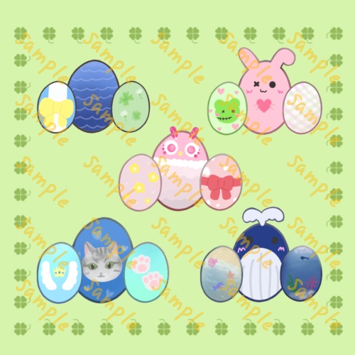 イースターエッグイラスト