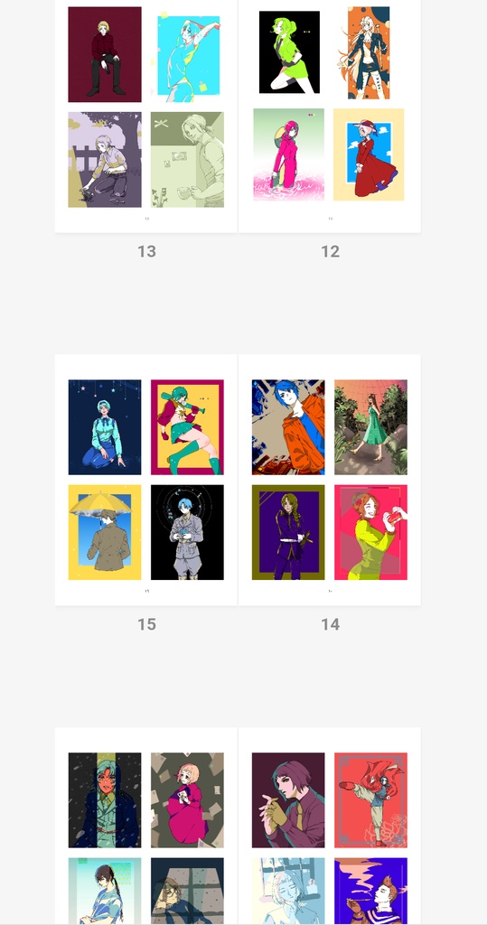 イラストまとめ本「遊覧飛行」