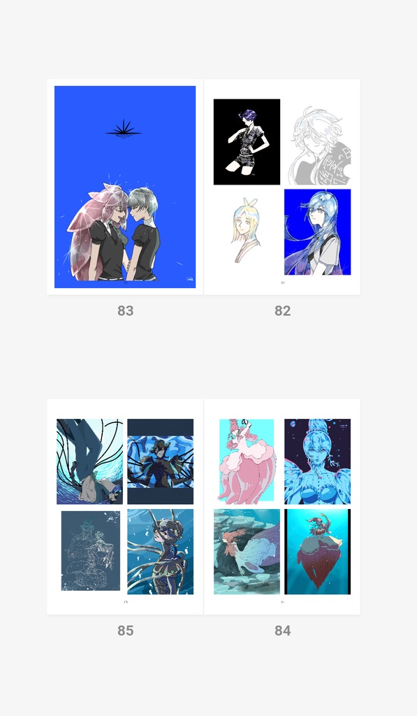 イラストまとめ本「遊覧飛行」