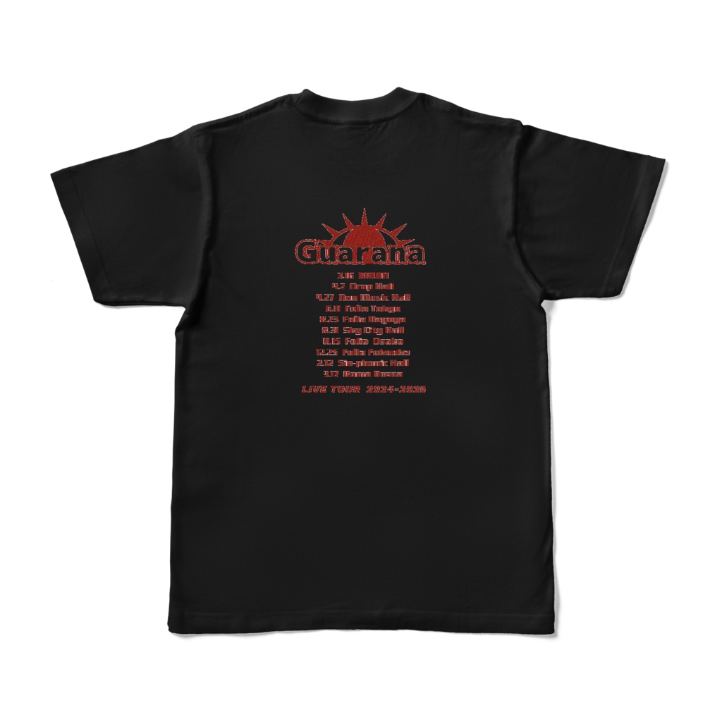 GuaranaツアーTシャツ(black)