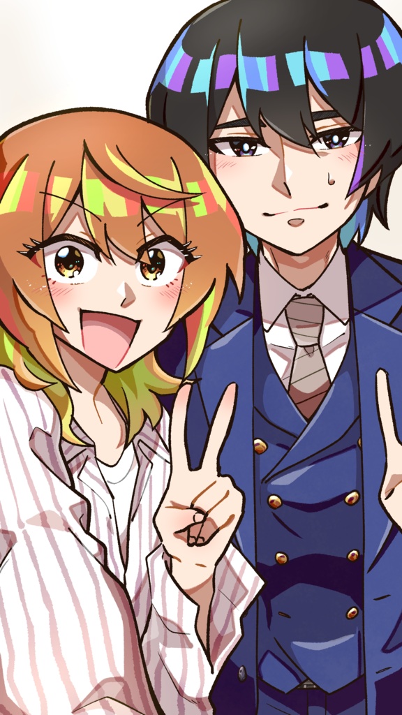 ヒロシン ツーショットスマホ壁紙