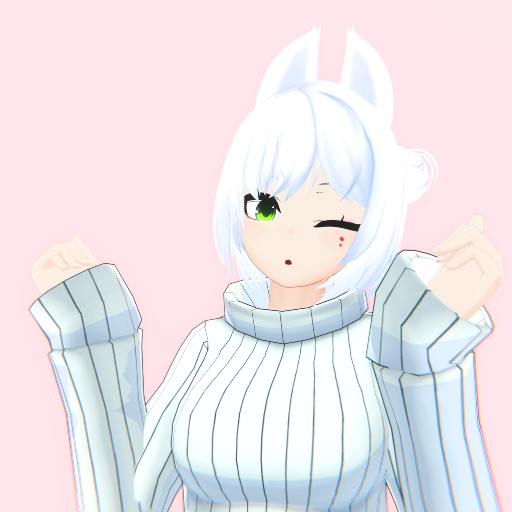 VRChat 想定3Dモデル「ましろ」