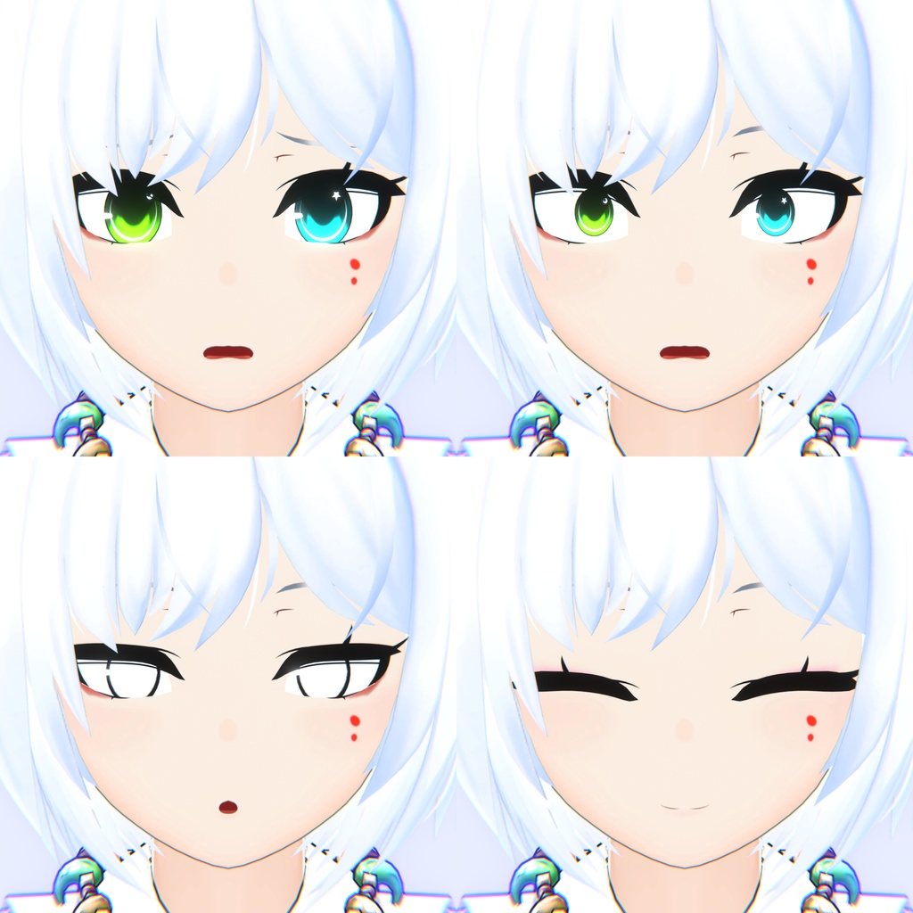 VRChat 想定3Dモデル「ましろ」