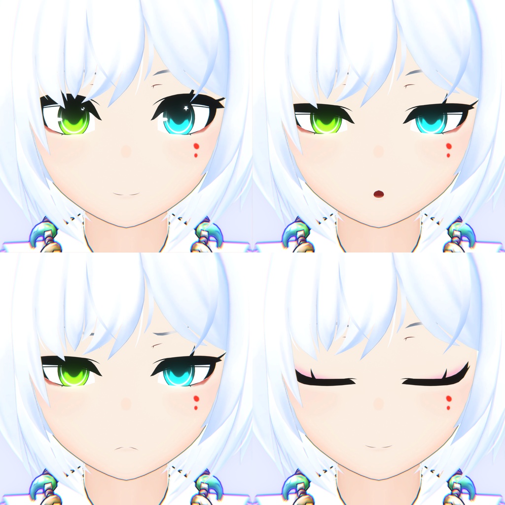 VRChat 想定3Dモデル「ましろ」