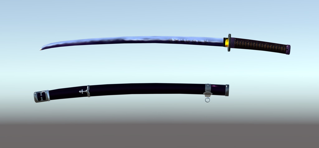 「VRC想定3Dモデル むらさき」