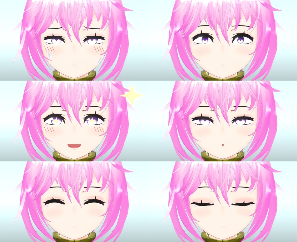 「VRC想定3Dモデル むらさき」