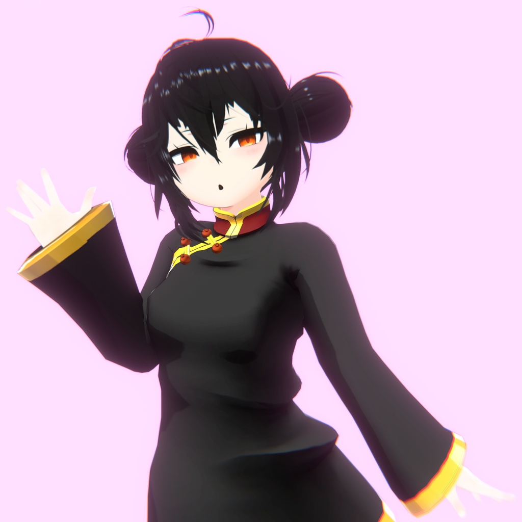 VRC想定3Dモデル「朔」