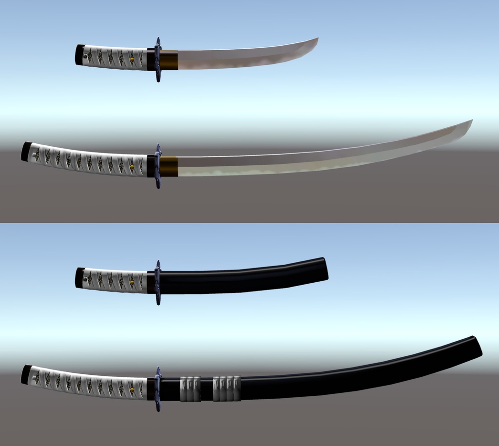 VRC想定3Dモデル「みなも」