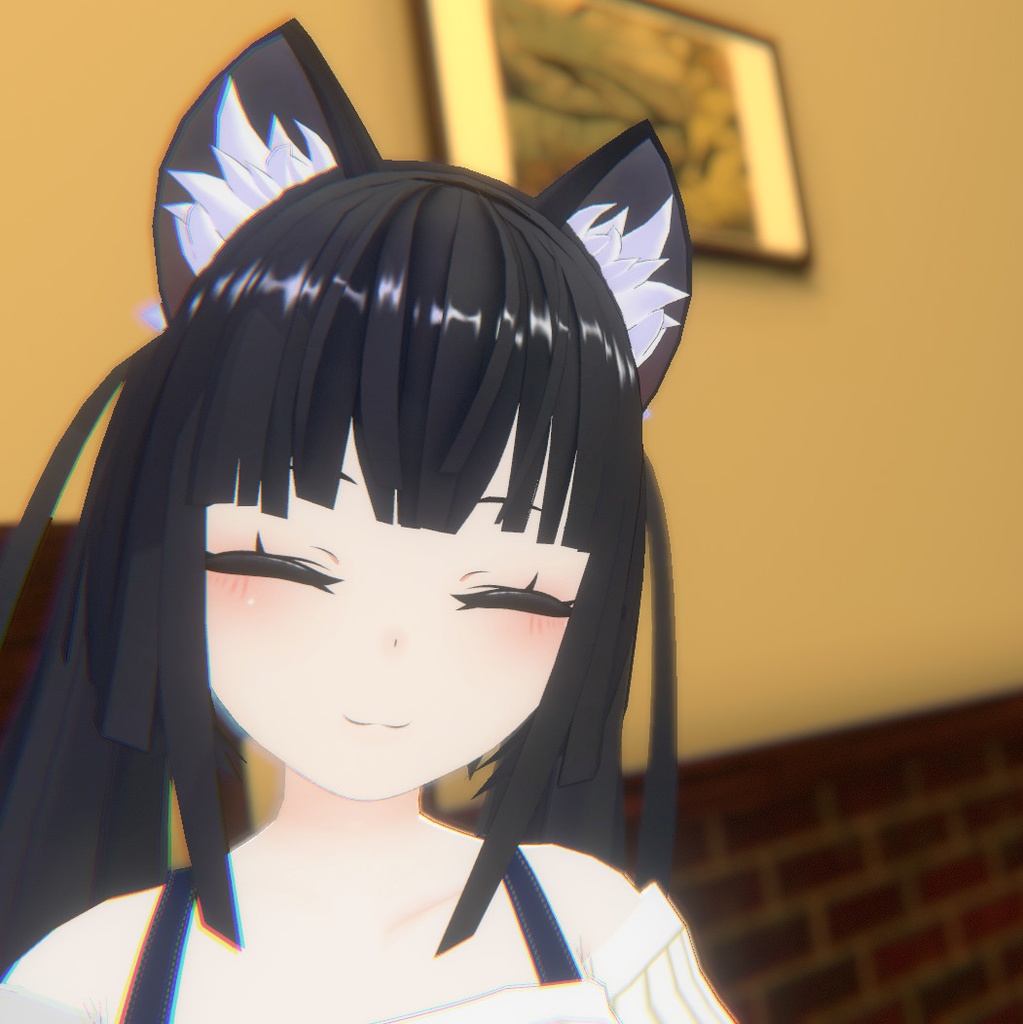 VRC想定3Dモデル「みなも」