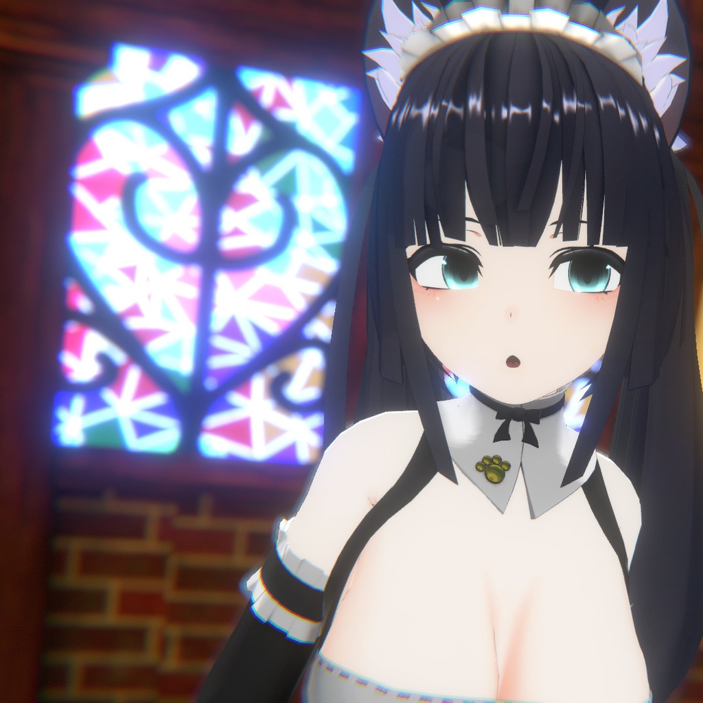 VRC想定3Dモデル「みなも」