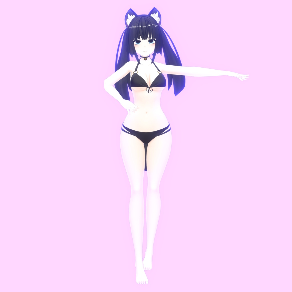 VRC想定3Dモデル「みなも」