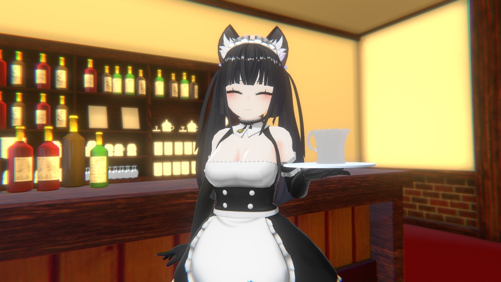 VRC想定3Dモデル「みなも」