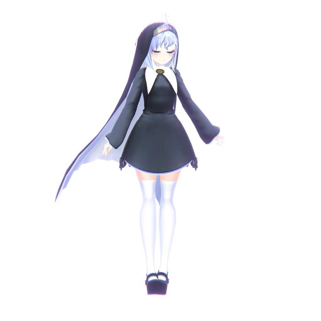 VRC想定3Dモデル「さび」