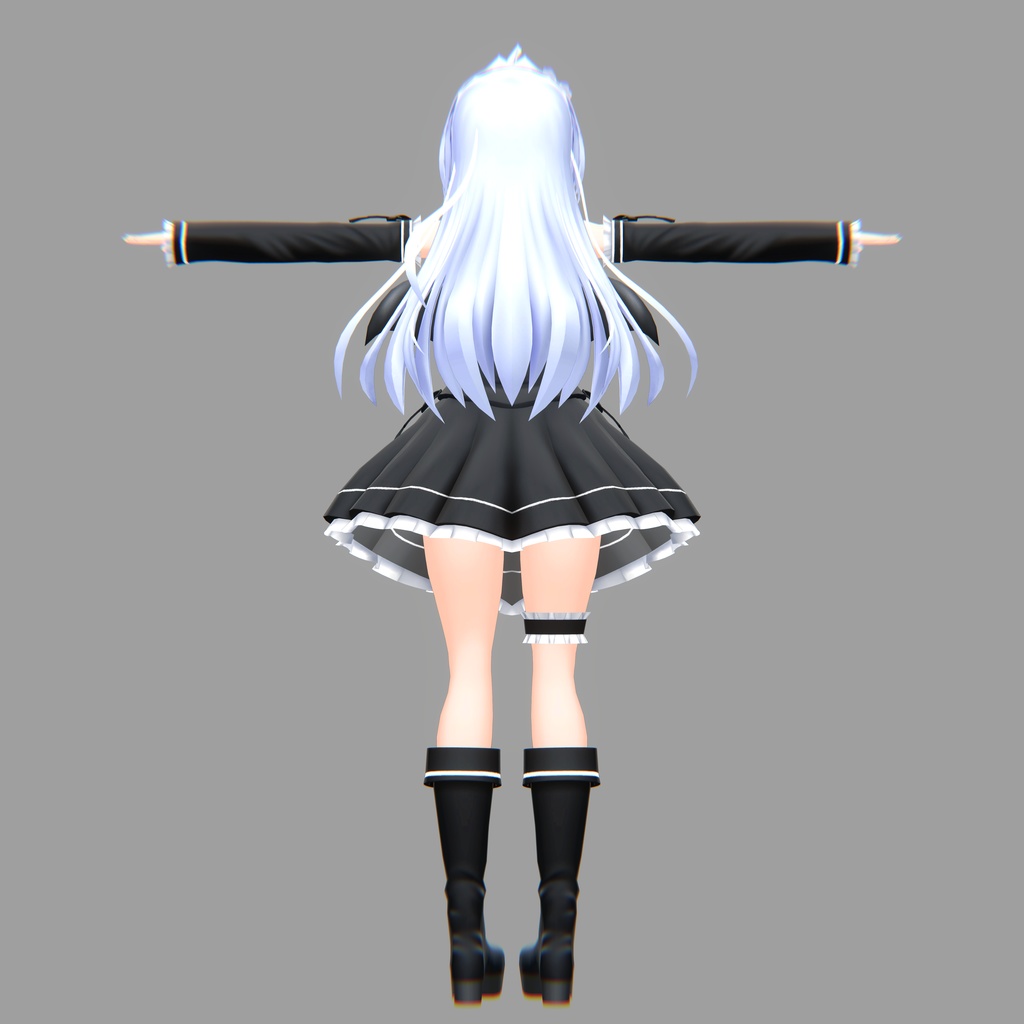 VRC想定3Dモデル「さび」