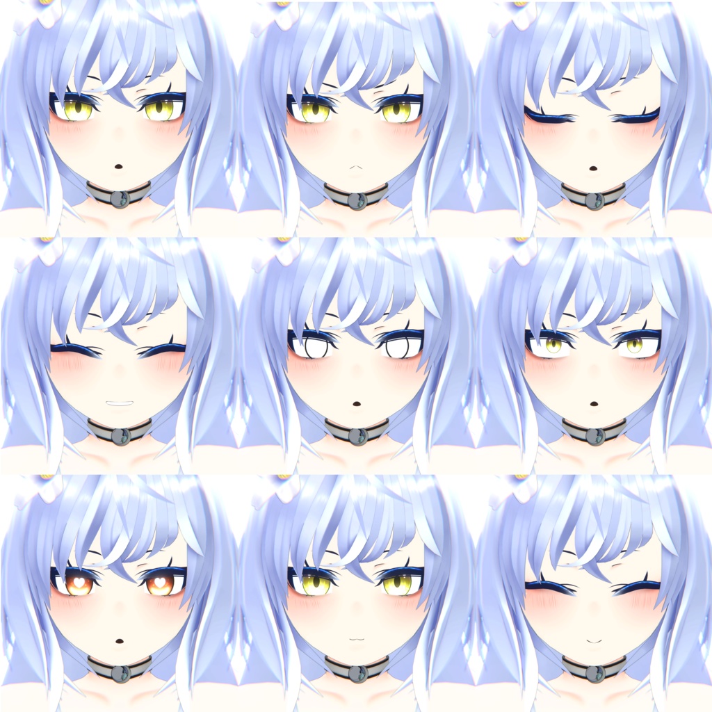 VRC想定3Dモデル「さび」