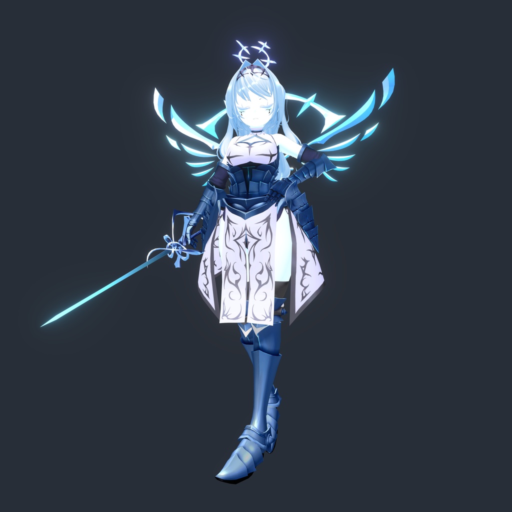 VRC想定3Dモデル「Nivalis-ニヴァリス」