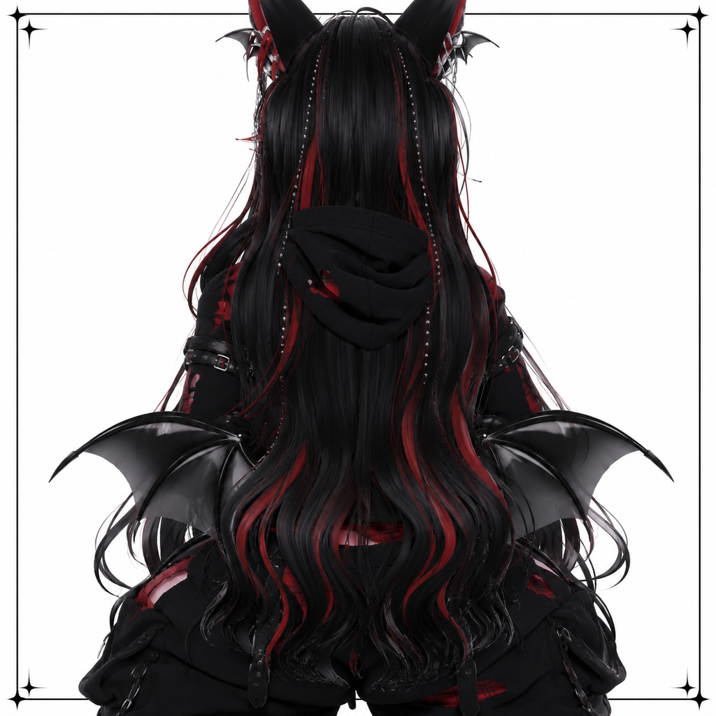 【PC・VR対応】オリジナル3Dモデル「Batty」- バティ - | VRChat Avatar