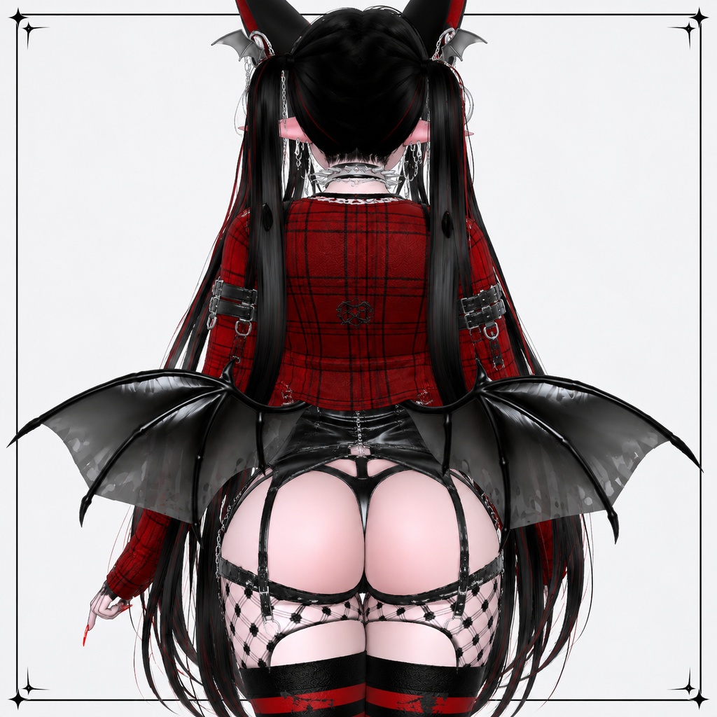 【PC・VR対応】オリジナル3Dモデル「Batty」- バティ - | VRChat Avatar