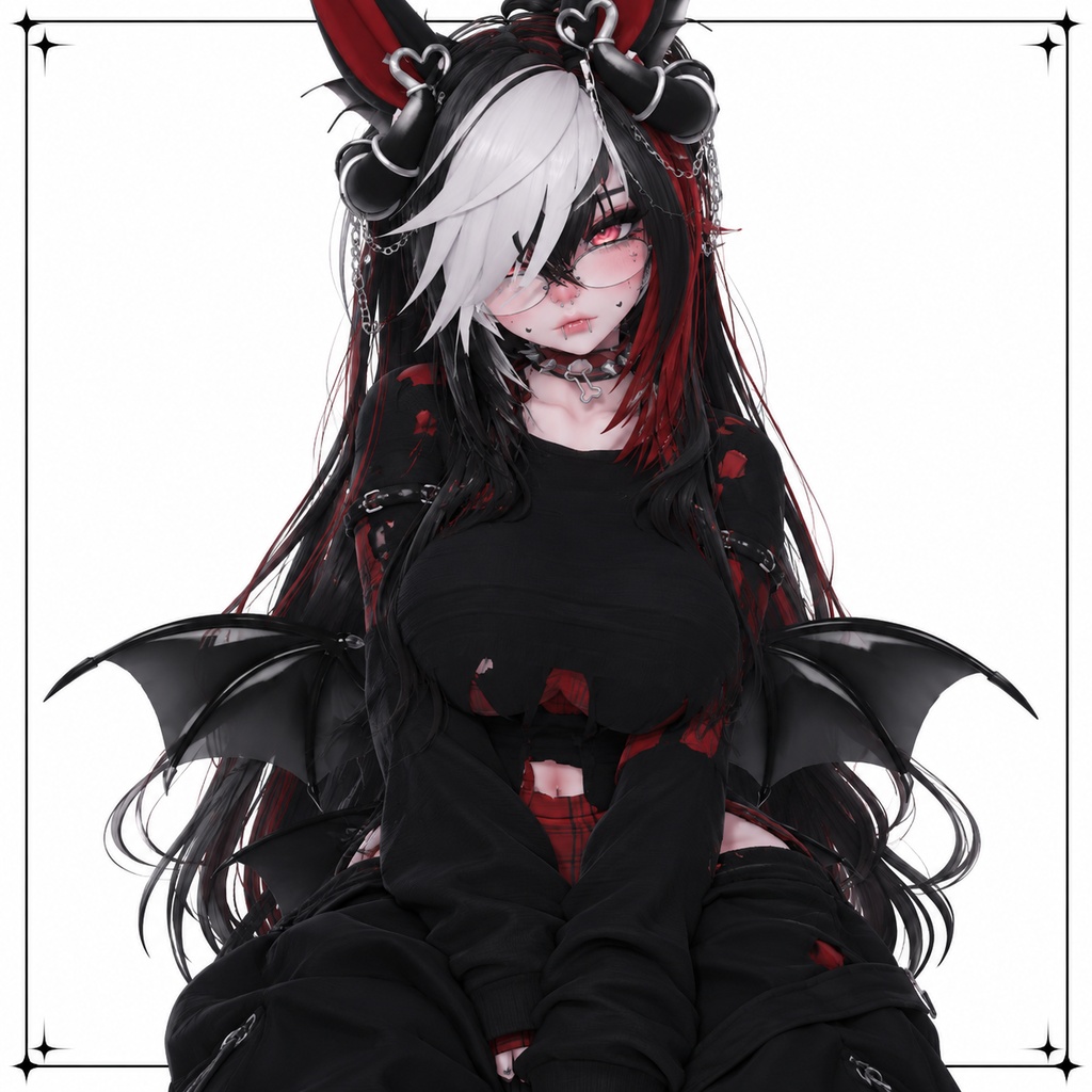【PC・VR対応】オリジナル3Dモデル「Batty」- バティ - | VRChat Avatar