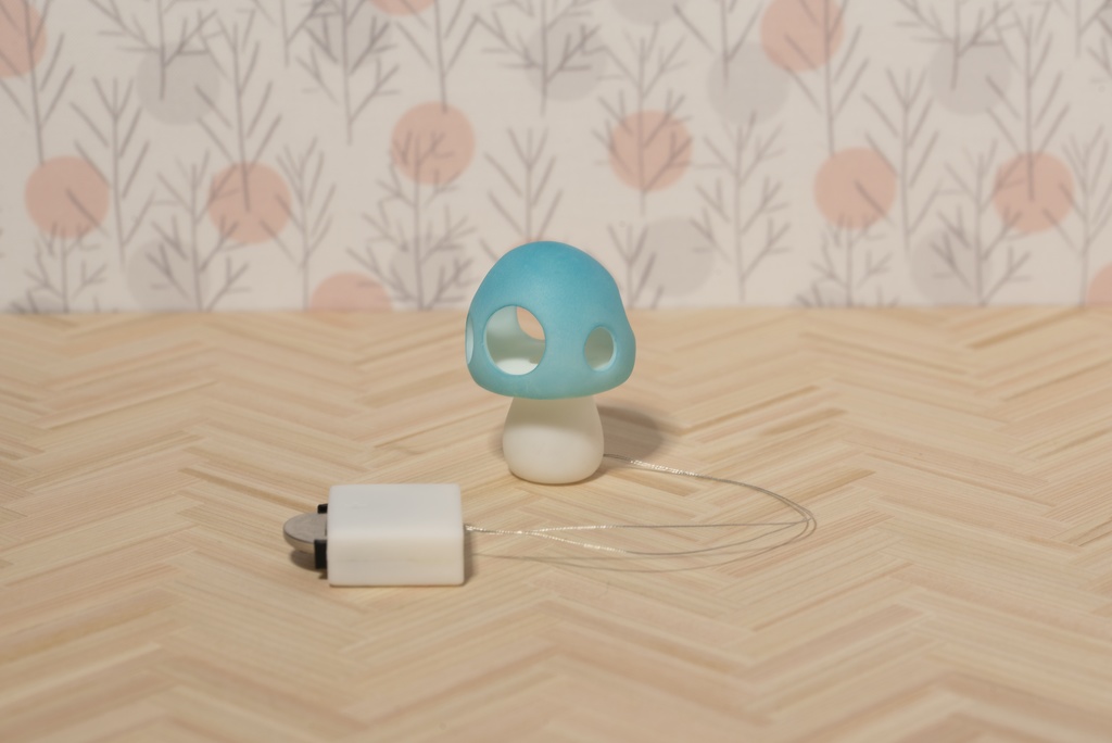 きのこランプ（青）/Cocoriang/オビツ11/ねんどろいどどーる