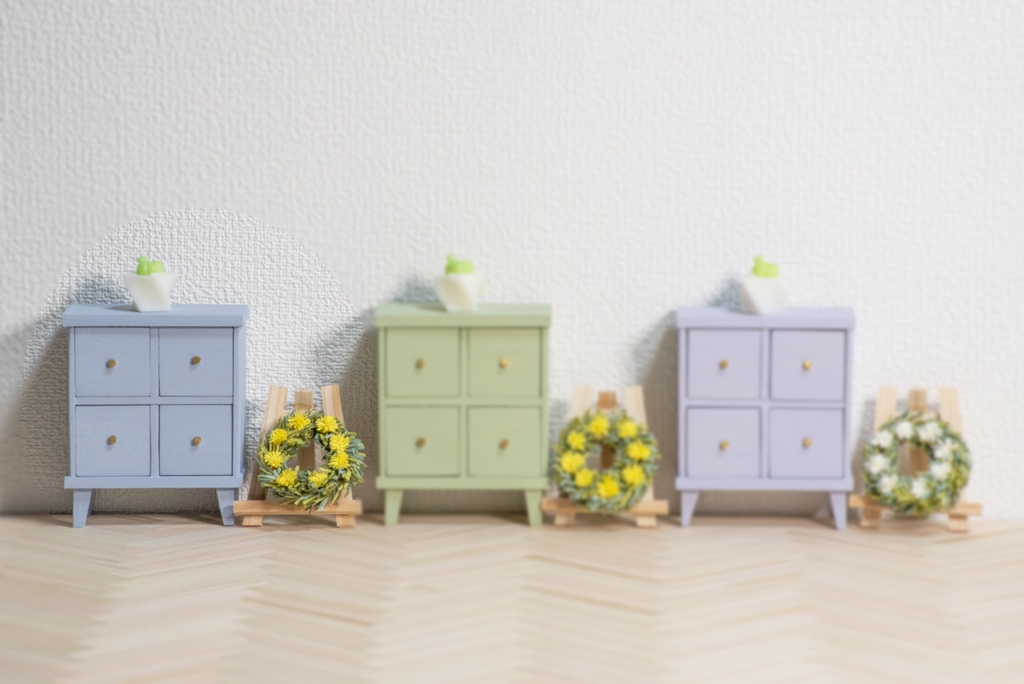 ドロワーチェストセット【スカイブルー】/Cocoriang/オビツ11/ねんどろいどどーる