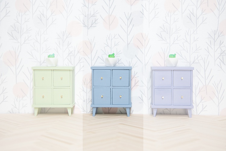 ドロワーチェスト【スカイブルー】